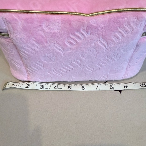 NWT Juicy Couture Pink and Gold Travel Cosmetic Bag - Picture 6 of 8